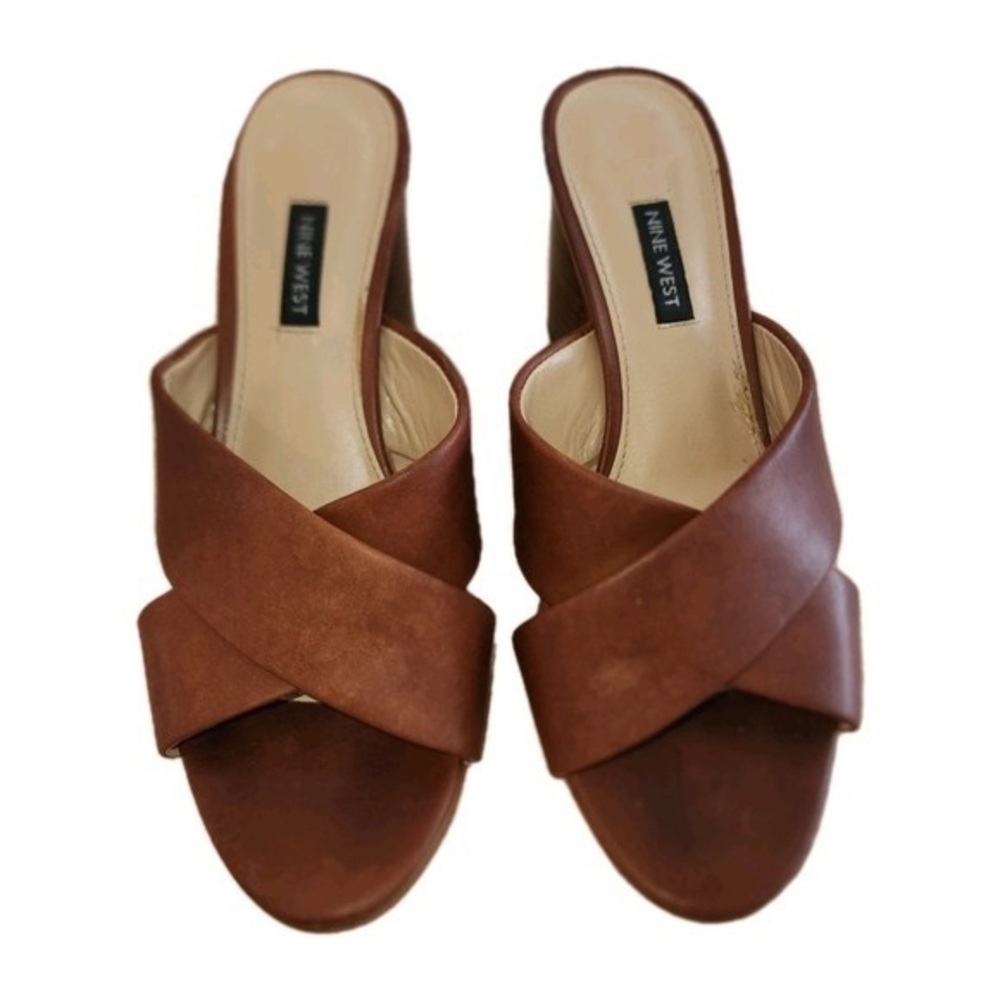 Nine West Women's Tan Mules